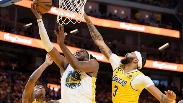 anthony davis kevon looney rui hachimura warriors